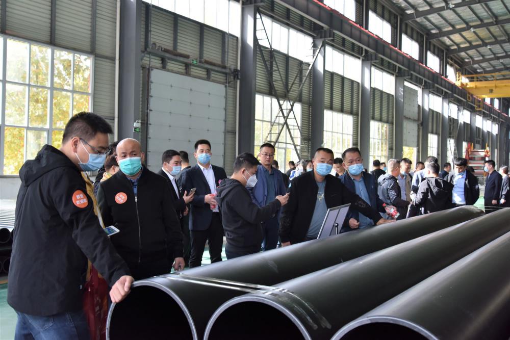 经销商走进联塑河北邢台生产基地 经销商走进联塑河北邢台生产基地